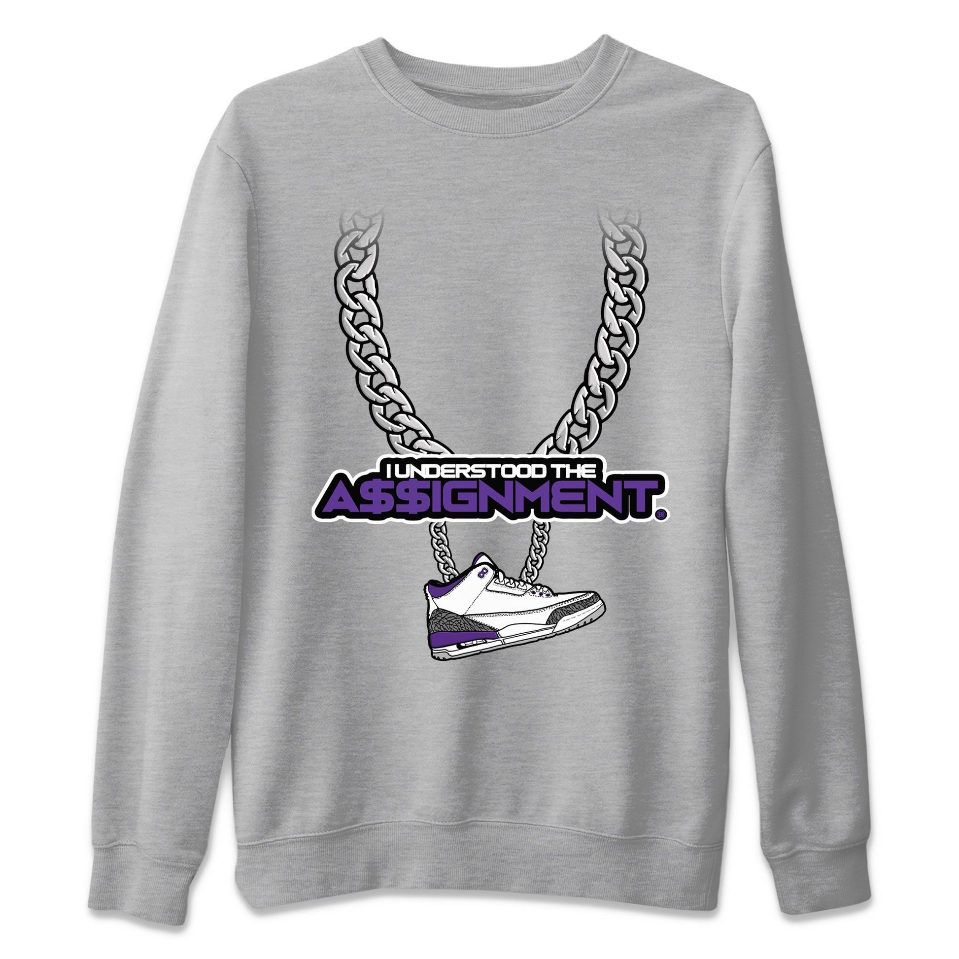 Jordan 3 Dark Iris Sneaker Match Tees Understood Assignment Sneaker Tees Jordan 3 Dark Iris Sneaker Release Tees Unisex Shirts