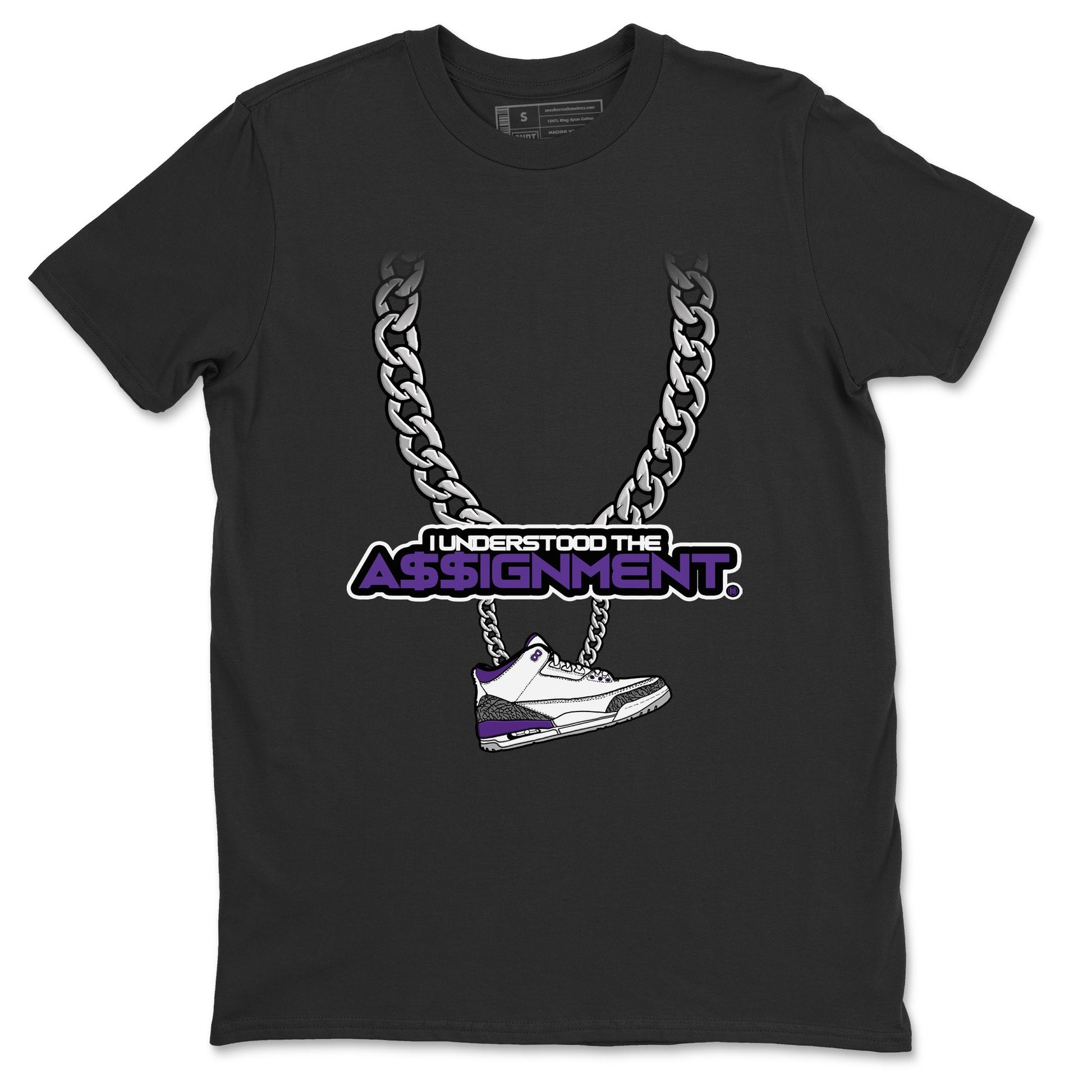Jordan 3 Dark Iris Sneaker Match Tees Understood Assignment Sneaker Tees Jordan 3 Dark Iris Sneaker Release Tees Unisex Shirts