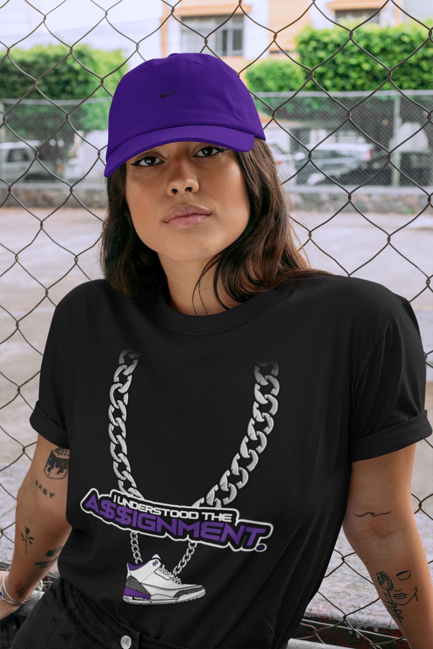 Jordan 3 Dark Iris Sneaker Match Tees Understood Assignment Sneaker Tees Jordan 3 Dark Iris Sneaker Release Tees Unisex Shirts