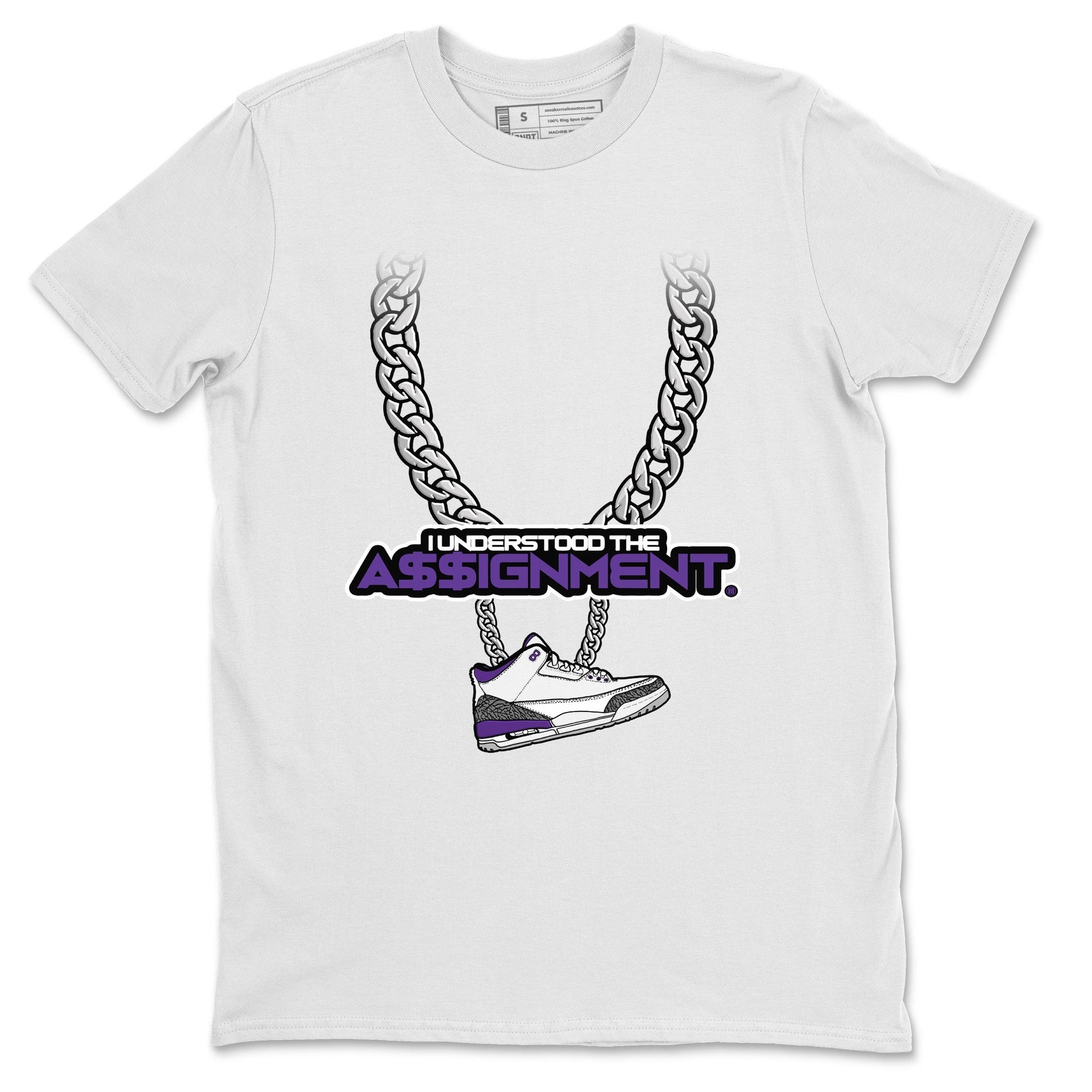 Jordan 3 Dark Iris Sneaker Match Tees Understood Assignment Sneaker Tees Jordan 3 Dark Iris Sneaker Release Tees Unisex Shirts