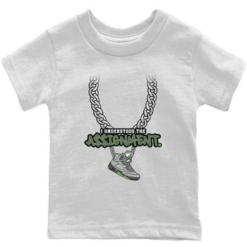 Jordan 5 Green Bean Sneaker Match Tees Understood Assignment Sneaker Tees Jordan 5 Green Bean Sneaker Release Tees Kids Shirts