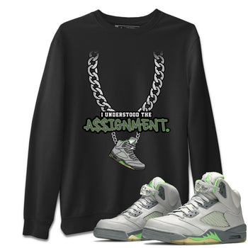 Jordan 5 Green Bean Sneaker Match Tees Understood Assignment Sneaker Tees Jordan 5 Green Bean Sneaker Release Tees Unisex Shirts