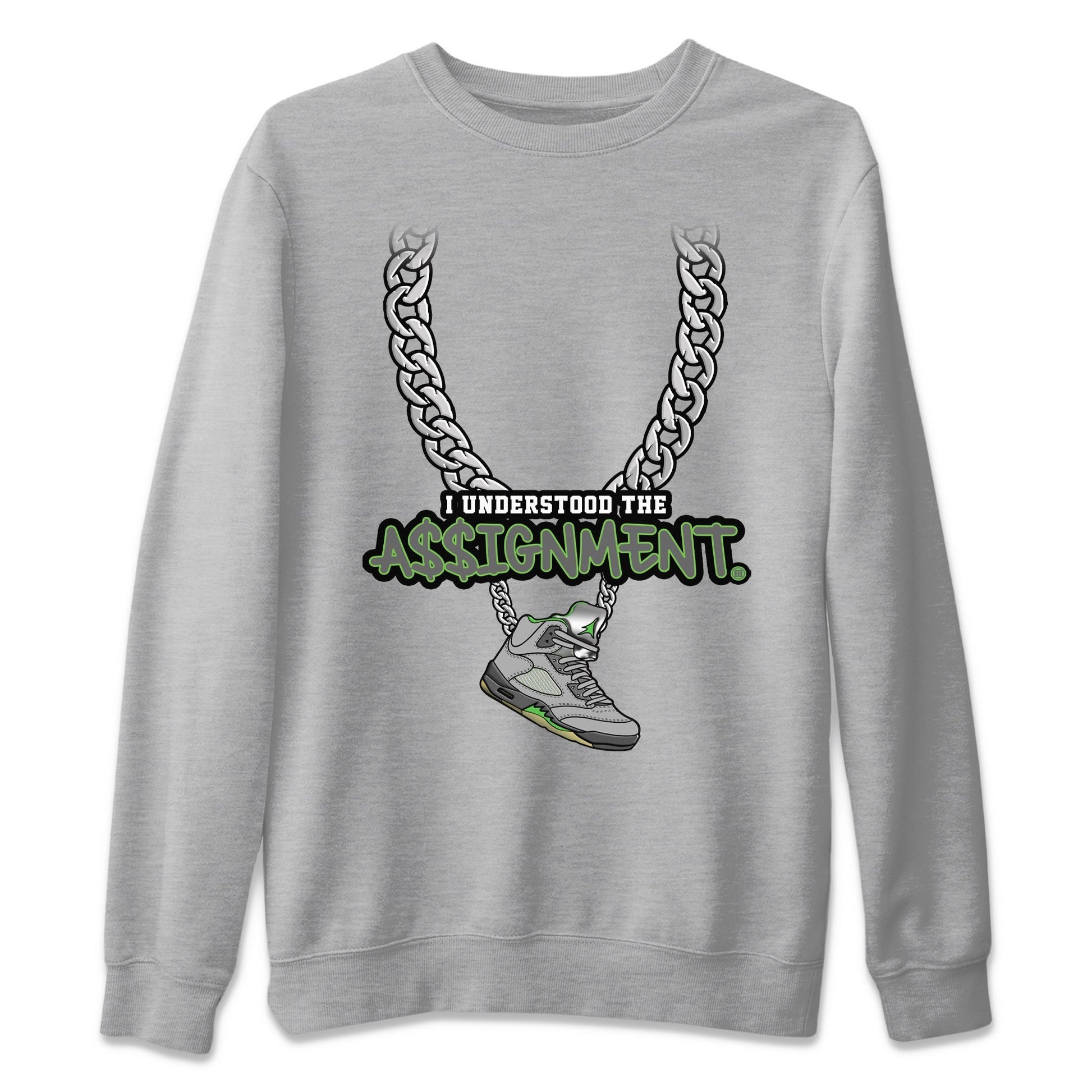 Jordan 5 Green Bean Sneaker Match Tees Understood Assignment Sneaker Tees Jordan 5 Green Bean Sneaker Release Tees Unisex Shirts