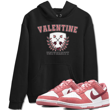 Dunk Valentine's Day shirt to match jordans University sneaker tees Dunks Valentine's Day SNRT sneaker Release Tees unisex cotton Black 1 crew neck shirt