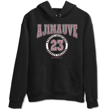 Air Jordan 1 Mauve shirt to match jordans Varsity sneaker tees AJ1 Mauve SNRT Sneaker Tees Sneaker Matching Clothing Brand Unisex Sneaker Tee Black 2 T-Shirt