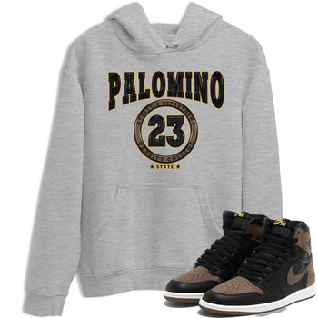 Air Jordan 1 Palomino shirt to match jordans Varsity sneaker tees Crew Neck Jordan 1 Retro High OG Palomino SNRT Sneaker Release Tees Unisex Casual Shirts Heather Grey 1 T-Shirt