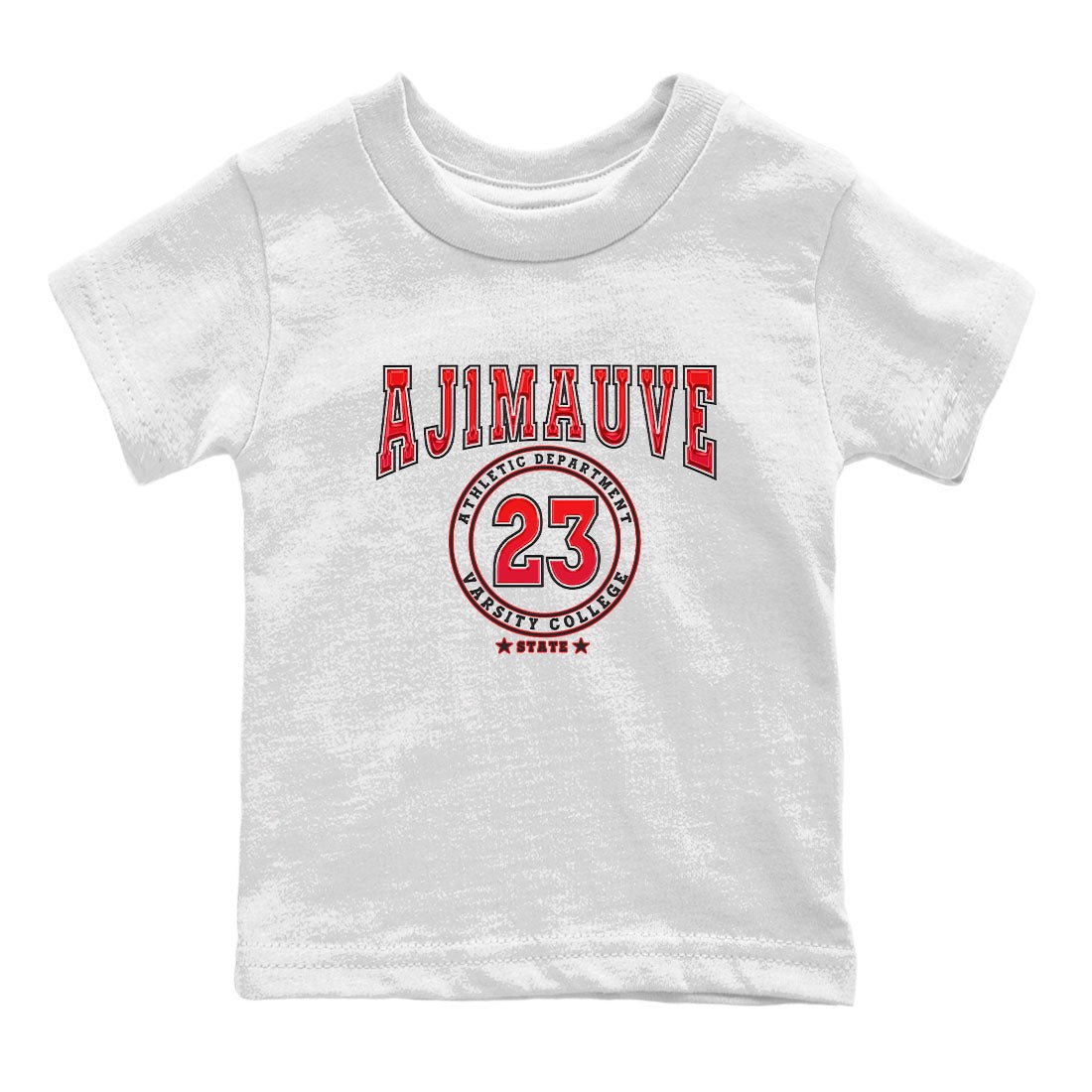 Air Jordan 1 Satin Bred shirt to match jordans Varsity sneaker tees AJ1 Retro Satin Bred SNRT Sneaker Tees Sneaker Matching Clothing Brand Baby Toddler White 2 T-Shirt