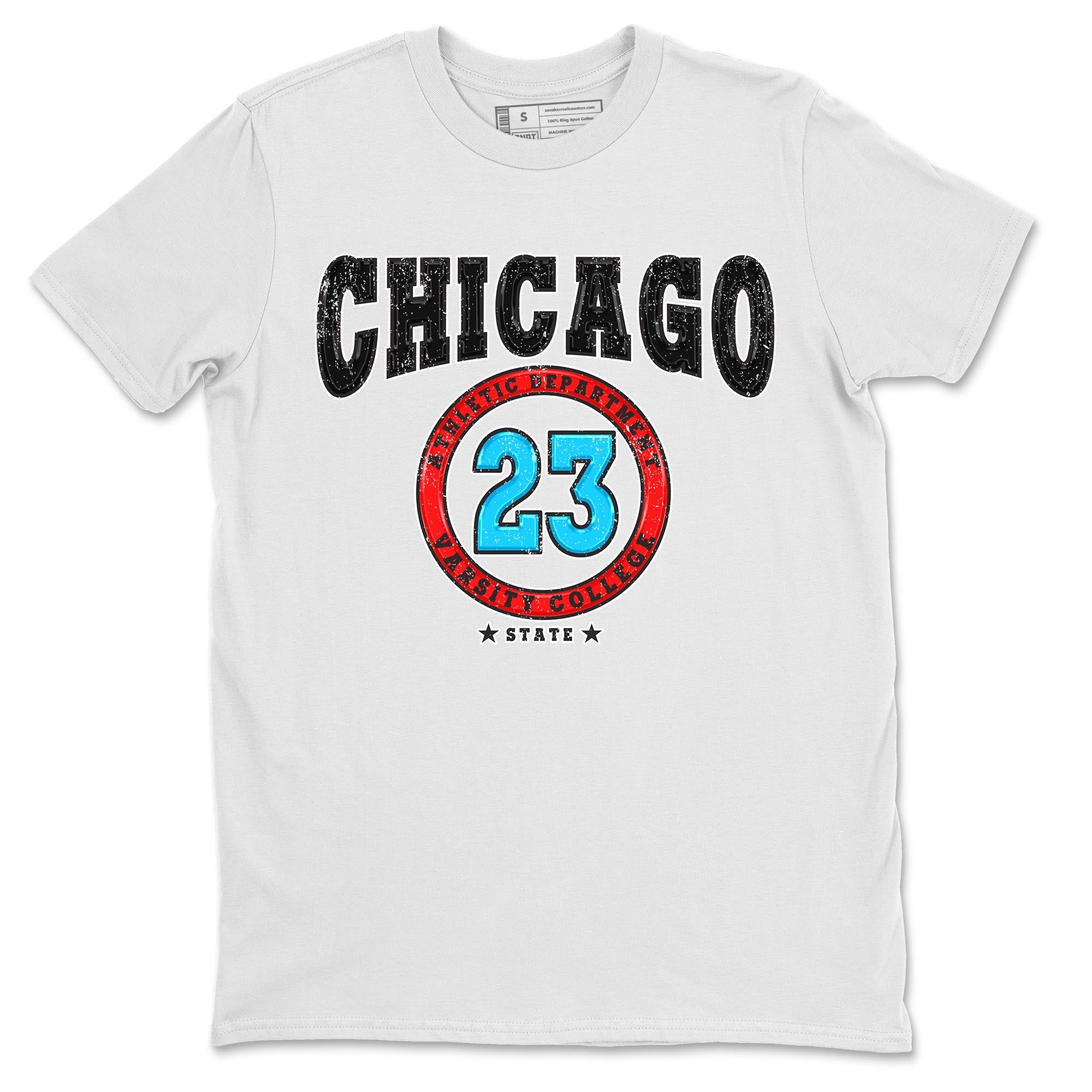 Air Jordan 1 Low UNC to Chicago shirt to match jordans Varsity sneaker tees Air Jordan 1 UNC to Chicago SNRT Sneaker Release Tees Unisex White 2 T-Shirt