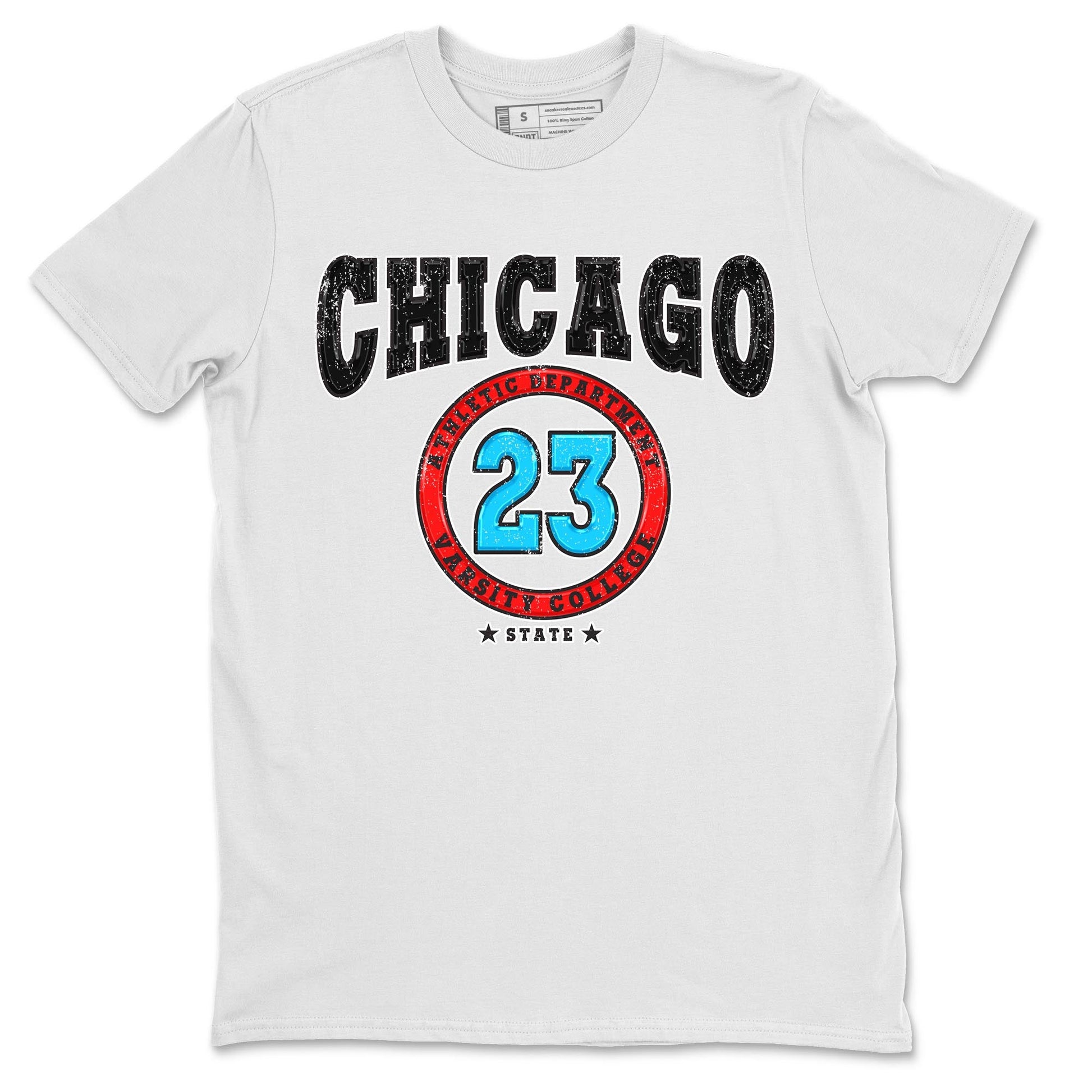 Air Jordan 1 Low UNC to Chicago shirt to match jordans Varsity sneaker tees Air Jordan 1 UNC to Chicago SNRT Sneaker Release Tees Unisex White 2 T-Shirt
