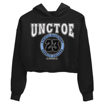 Air Jordan 1 Retro High OG University Blue shirt to match jordans Varsity sneaker tees Air Jordan 1 UNC Toe SNRT Sneaker Release Tees Black 2 Crop T-Shirt