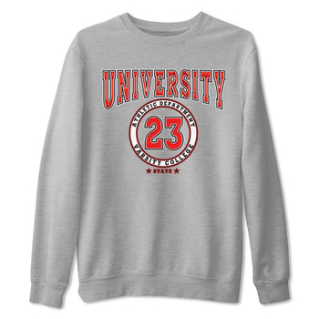 1s Low University Red shirt to match jordans Varsity sneaker tees Air Jordan 1 University Red SNRT Sneaker Tees Sneaker Matching Clothing Brand Unisex Sneaker Tee Heather Grey 2 T-Shirt
