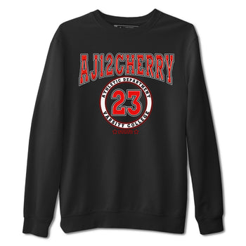 Jordan 12 Retro Cherry shirt to match jordans Varsity Red Varsity special sneaker matching tees 12s Cherry SNRT sneaker tees Unisex Black 2 T-Shirt