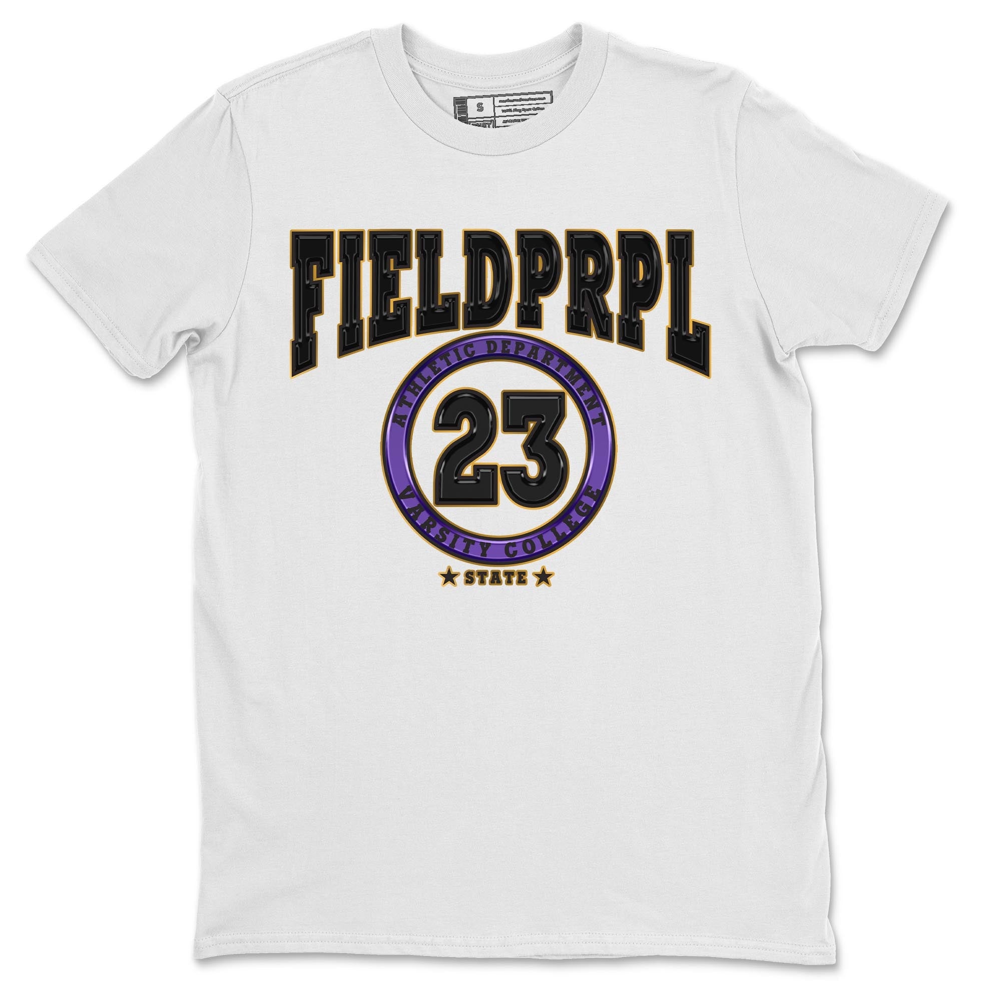 12s Field Purple shirt to match jordans Varsity sneaker tees Air Jordan 12 Field Purple SNRT Sneaker Release Tees Crew Neck Casual Unisex White 2 T-Shirt