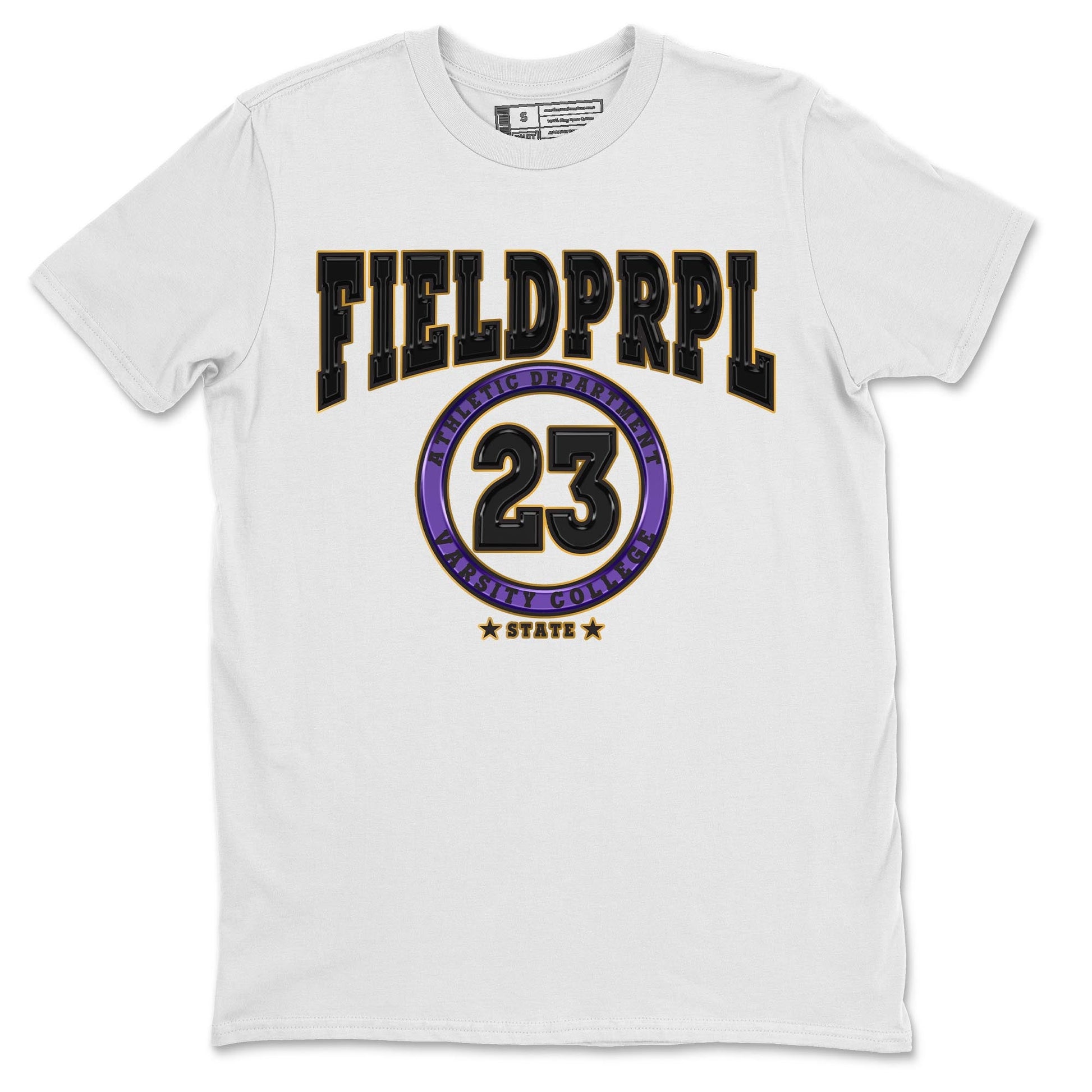 12s Field Purple shirt to match jordans Varsity sneaker tees Air Jordan 12 Field Purple SNRT Sneaker Release Tees Crew Neck Casual Unisex White 2 T-Shirt