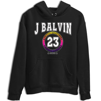 Air Jordan 3 J Balvin shirt to match jordans Varsity sneaker tees Crew Neck Air Jordan 3 X J Balvin SNRT Sneaker Release Tees Unisex Casual Shirts Black 2 T-Shirt
