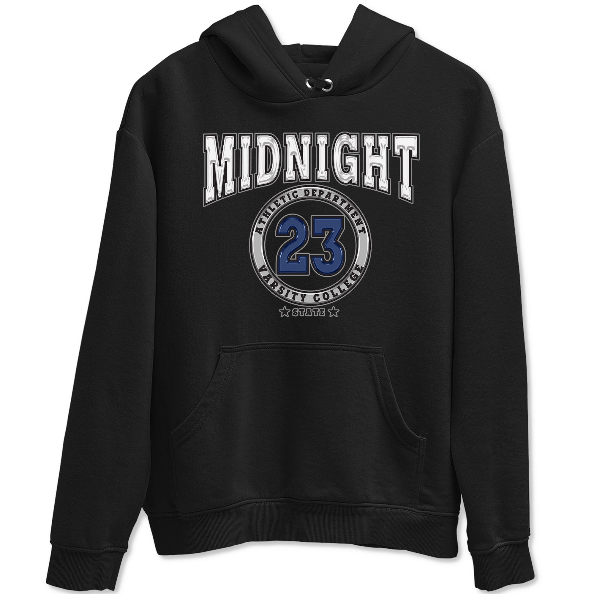 Air Jordan 3 Retro Midnight Navy shirt to match jordans Varsity sneaker shirt 3s Midnight Navy SNRT sneaker tees unisex crew neck cotton Black 2 crew neck shirt