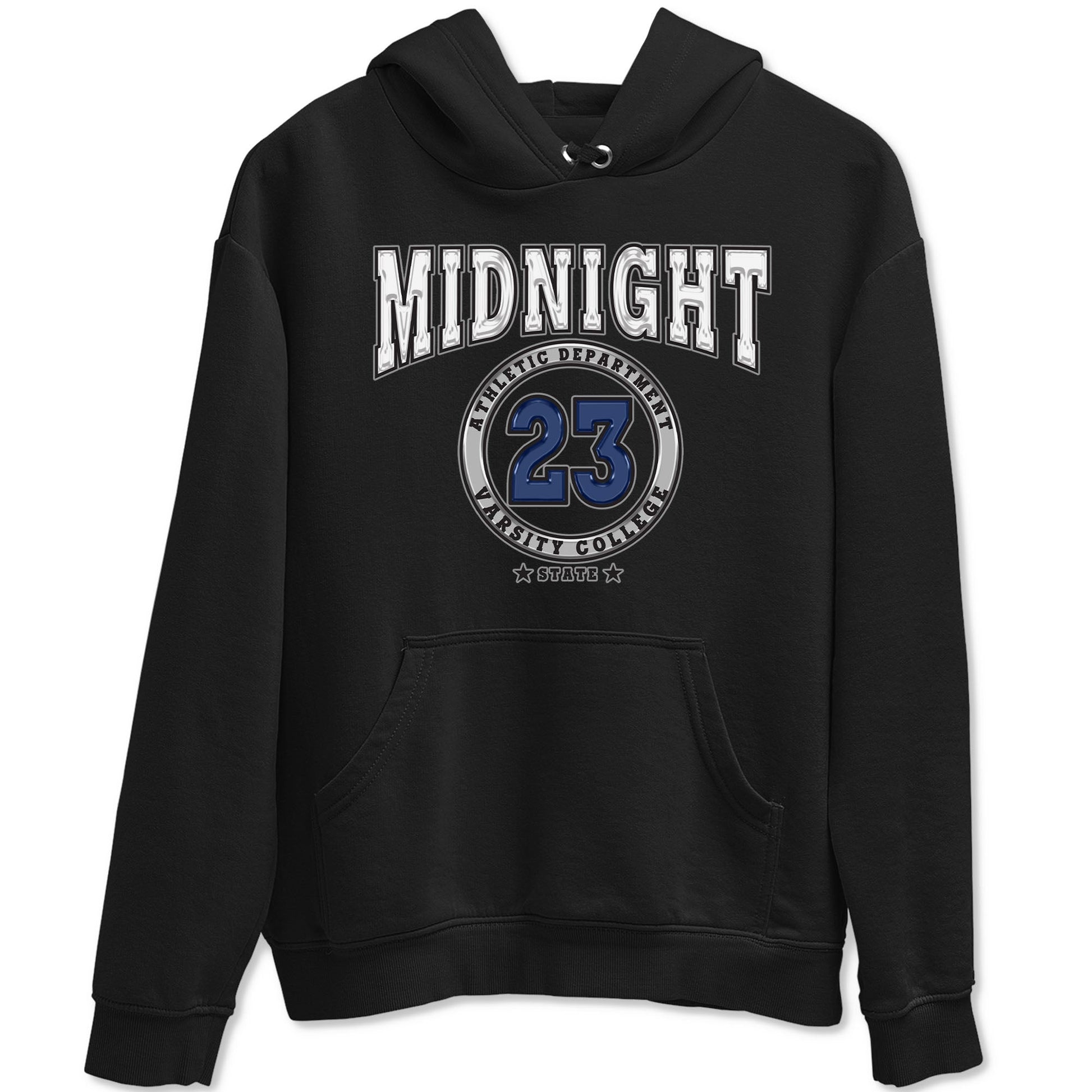 Air Jordan 3 Retro Midnight Navy shirt to match jordans Varsity sneaker shirt 3s Midnight Navy SNRT sneaker tees unisex crew neck cotton Black 2 crew neck shirt