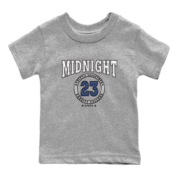Air Jordan 3 Retro Midnight Navy shirt to match jordans Varsity sneaker shirt 3s Midnight Navy SNRT sneaker tees baby toddler Heather Grey 2 cotton Shirt