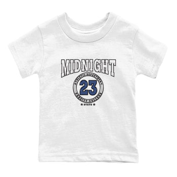 Air Jordan 3 Retro Midnight Navy shirt to match jordans Varsity sneaker shirt 3s Midnight Navy SNRT sneaker tees baby toddler White 2 cotton Shirt