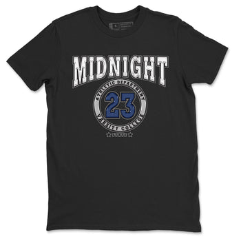 Air Jordan 3 Retro Midnight Navy shirt to match jordans Varsity sneaker shirt 3s Midnight Navy SNRT sneaker tees unisex crew neck cotton Black 2 crew neck shirt