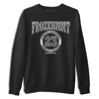 AJ4 Frozen Moments shirt to match jordans Varsity sneaker tees Crew Neck AJ4 Frozen Moments SNRT Sneaker Release Tees Unisex Casual Shirts Black 2 T-Shirt