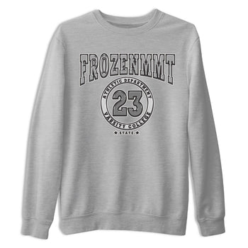 AJ4 Frozen Moments shirt to match jordans Varsity sneaker tees Crew Neck AJ4 Frozen Moments SNRT Sneaker Release Tees Unisex Casual Shirts Heather Grey 2 T-Shirt