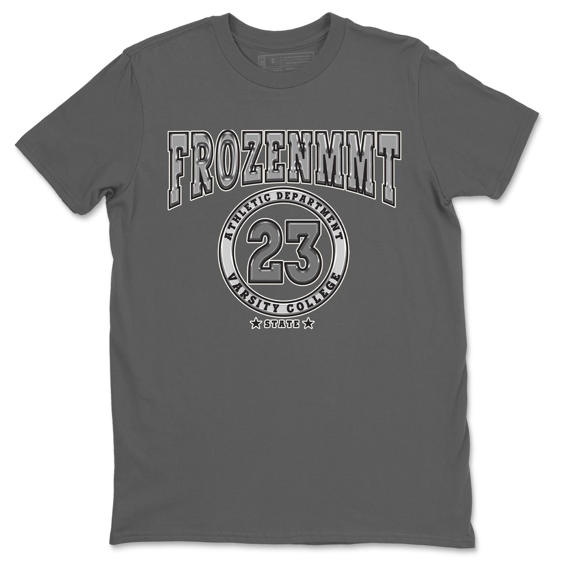 AJ4 Frozen Moments shirt to match jordans Varsity sneaker tees Crew Neck AJ4 Frozen Moments SNRT Sneaker Release Tees Unisex Casual Shirts Cool Grey 2 T-Shirt