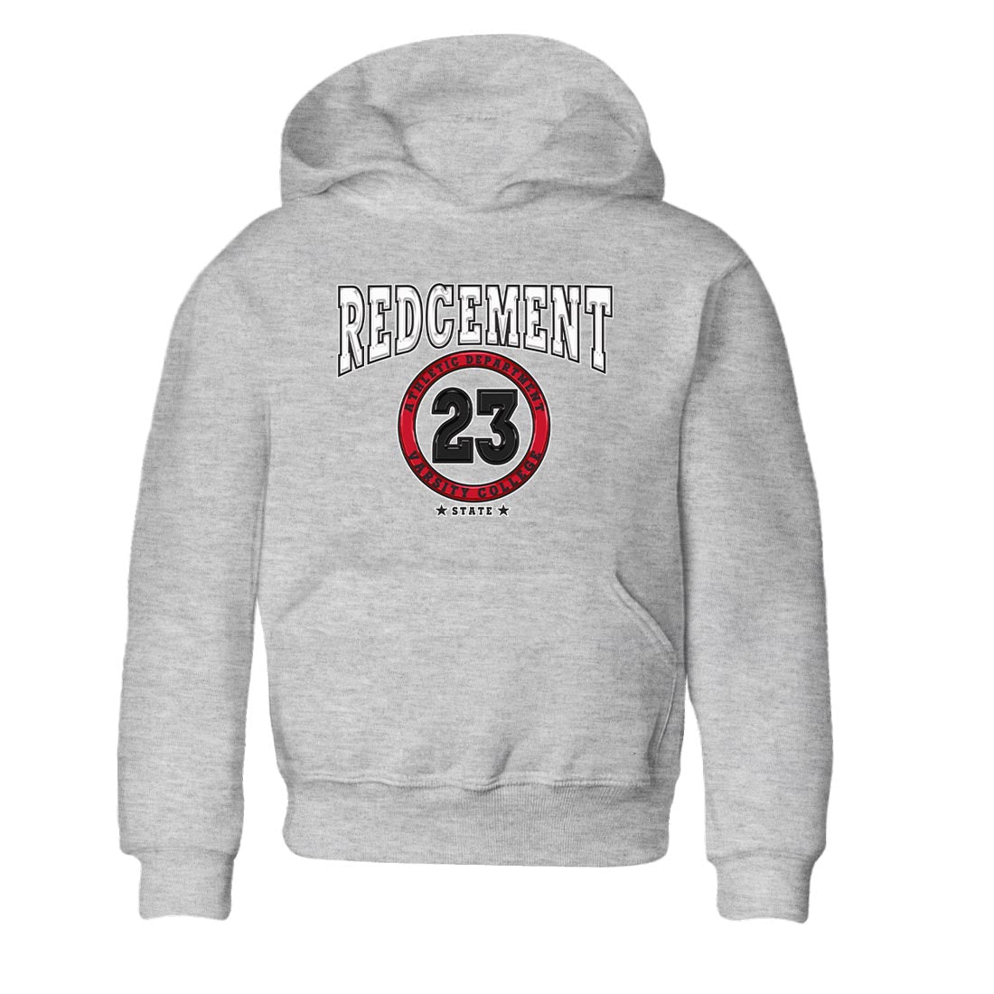 4s Red Cement shirt to match jordans Varsity sneaker tees Air Jordan 4 Red Cement SNRT Sneaker Release Tees Baby Toddler Heather Grey 2 T-Shirt