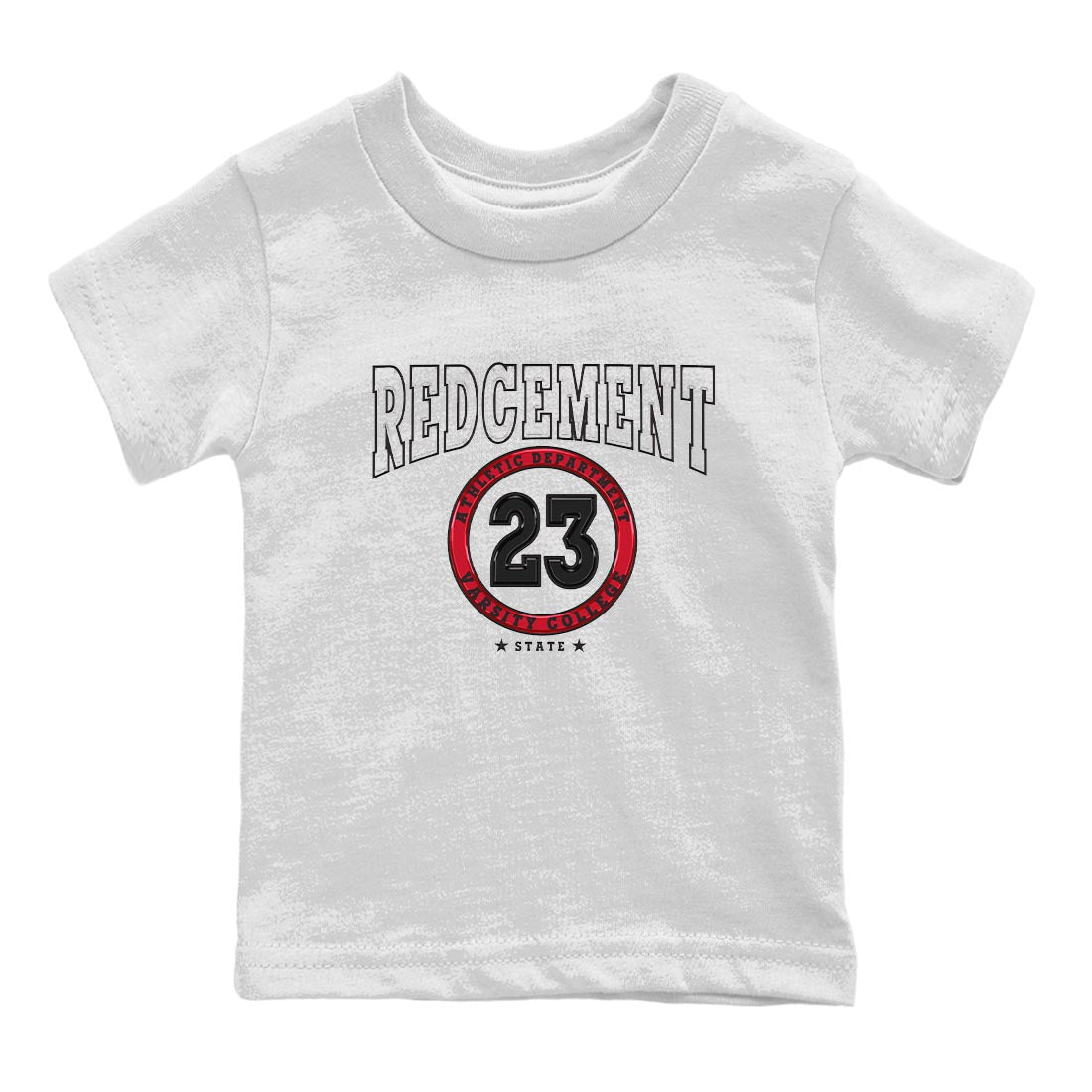 4s Red Cement shirt to match jordans Varsity sneaker tees Air Jordan 4 Red Cement SNRT Sneaker Release Tees Baby Toddler White 2 T-Shirt