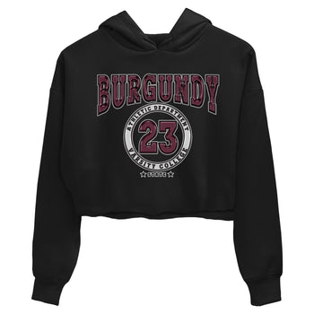 Jordan 5 Burgundy shirt to match jordans Varsity sneaker tees Crew Neck AJ5 Burgundy SNRT Sneaker Release Tees Black 2 Crop T-Shirt