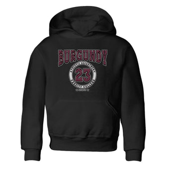 Jordan 5 Burgundy shirt to match jordans Varsity sneaker tees Crew Neck AJ5 Burgundy SNRT Sneaker Release Tees Baby Toddler Black 2 T-Shirt