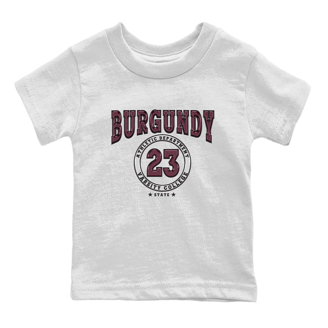 Jordan 5 Burgundy shirt to match jordans Varsity sneaker tees Crew Neck AJ5 Burgundy SNRT Sneaker Release Tees Baby Toddler White 2 T-Shirt