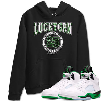 5s Lucky Green shirt to match jordans Varsity sneaker tees Air Jordan 5 Lucky Green SNRT Sneaker Release Tees unisex cotton Black 1 crew neck shirt