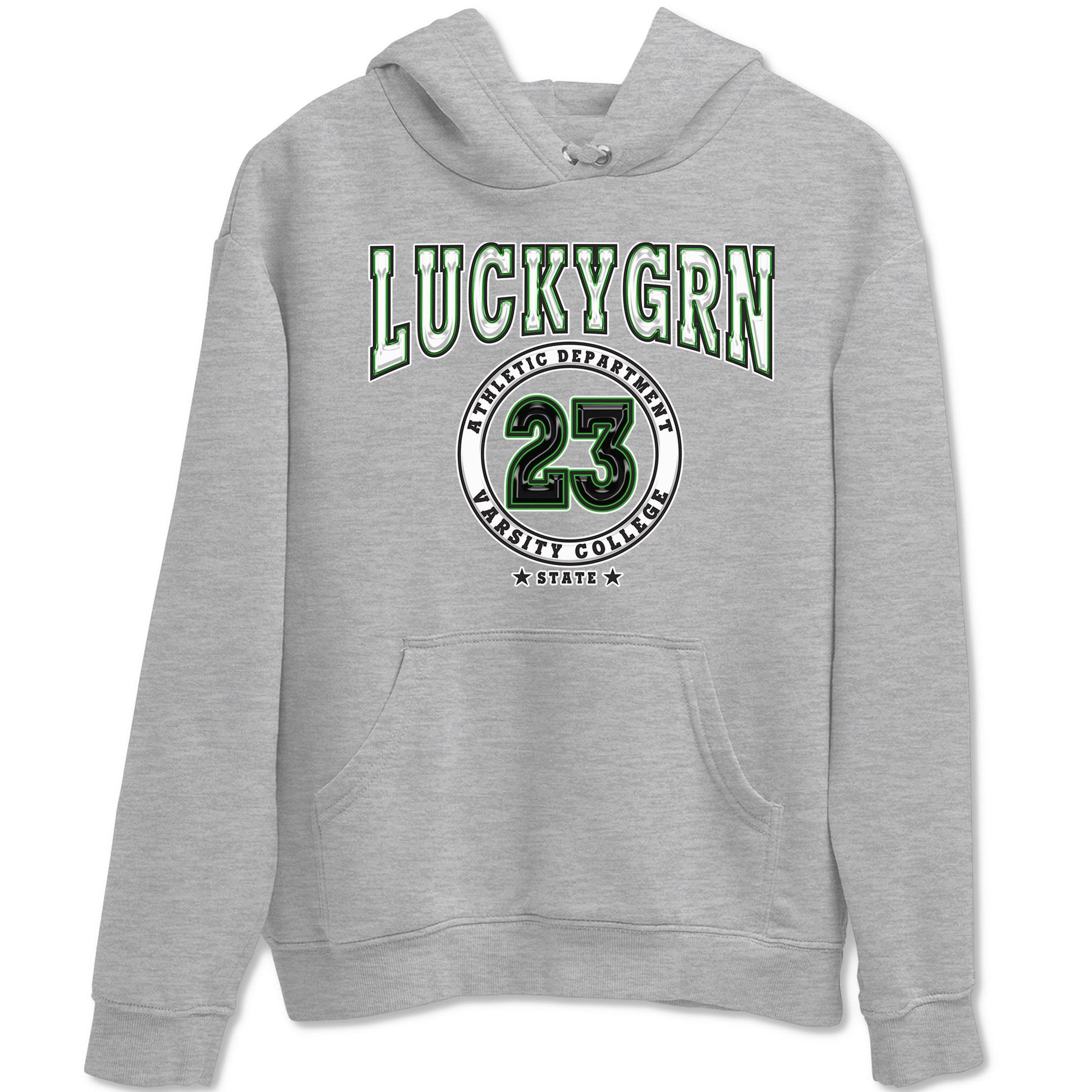 5s Lucky Green shirt to match jordans Varsity sneaker tees Air Jordan 5 Lucky Green SNRT Sneaker Release Tees unisex cotton Heather Grey 2 crew neck shirt
