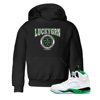 5s Lucky Green shirt to match jordans Varsity sneaker tees Air Jordan 5 Lucky Green SNRT sneaker release tees baby toddler Black 1 cotton Shirt