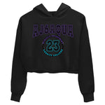 AJ6 Aqua shirt to match jordans Varsity sneaker release tees Air Jordan 6 Aqua SNRT Sneaker Tees Black 2 Crop T-Shirt