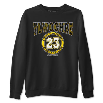 Varsity sneaker match tees to Yellow Ochre 6s street fashion brand for shirts to match Jordans SNRT Sneaker Tees Air Jordan 6 Yellow Ochre unisex t-shirt Black 2 unisex shirt