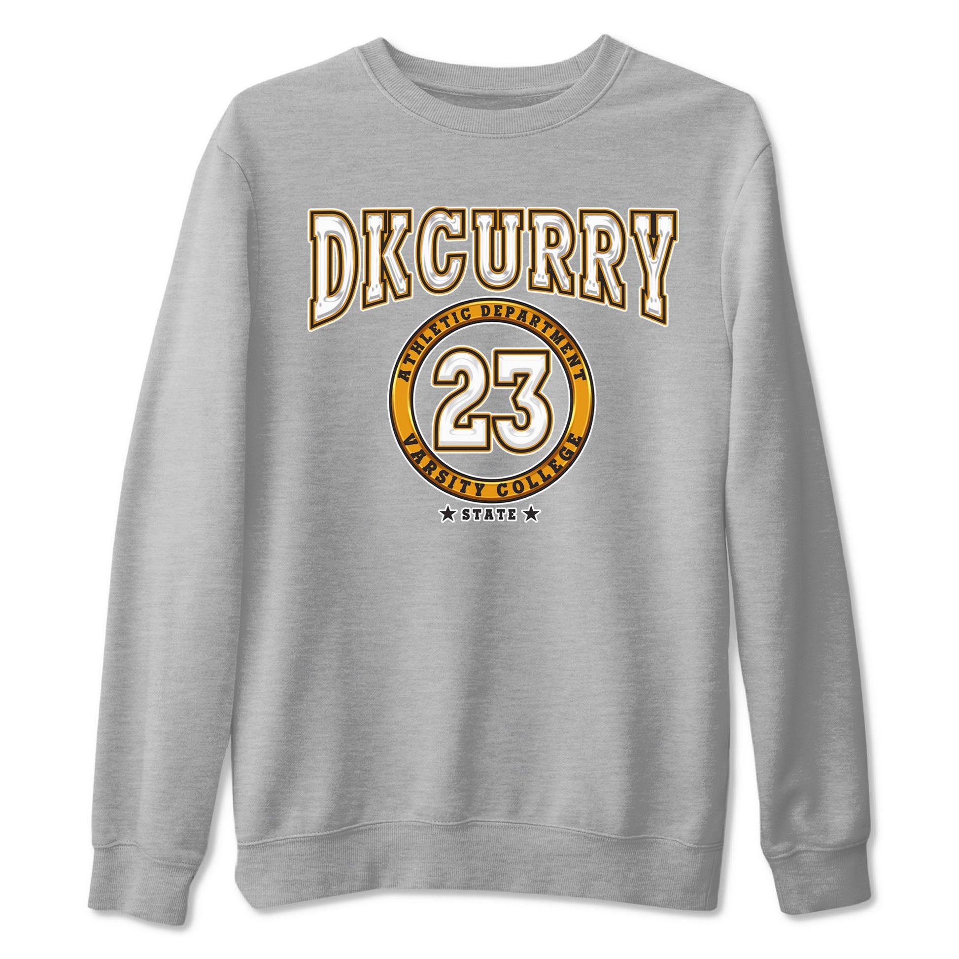 Varsity sneaker match tees to Dark Curry Reverse Curry street fashion brand for shirts to match Jordans SNRT Sneaker Tees Dunk Dark Curry unisex t-shirt Heather Grey 2 unisex shirt