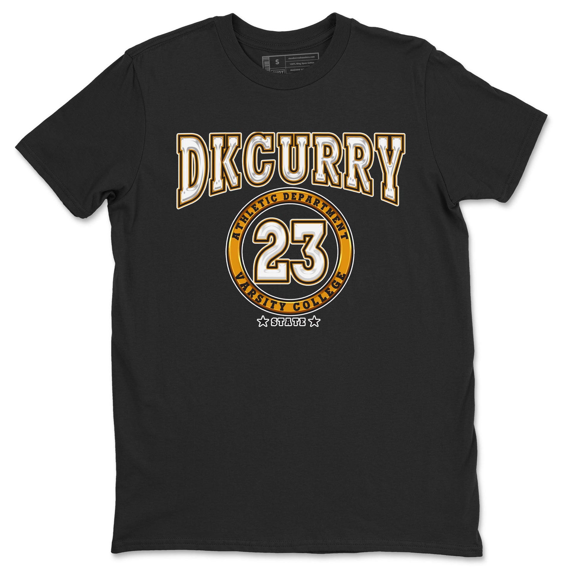 Varsity sneaker match tees to Dark Curry Reverse Curry street fashion brand for shirts to match Jordans SNRT Sneaker Tees Dunk Dark Curry unisex t-shirt Black 2 unisex shirt