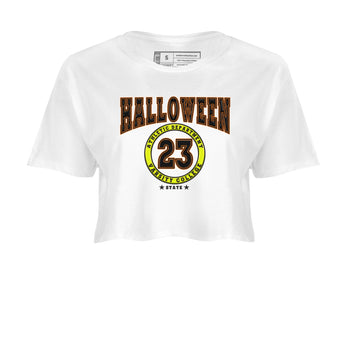 Nike Dunk Mid Premium shirt to match jordans Varsity sneaker tees Nike Dunk Mid Halloween SNRT Sneaker Tees Sneaker Matching Clothing Brand White 2 Crop T-Shirt