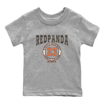 Nike Low Dunk Red Panda shirt to match jordans Varsity sneaker tees Nike Dunk Red Panda SNRT Sneaker Tees Baby Toddler Heather Grey 2 T-Shirt