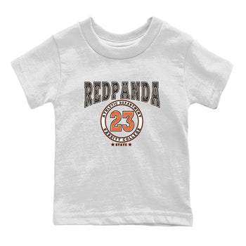 Nike Low Dunk Red Panda shirt to match jordans Varsity sneaker tees Nike Dunk Red Panda SNRT Sneaker Tees Baby Toddler White 2 T-Shirt