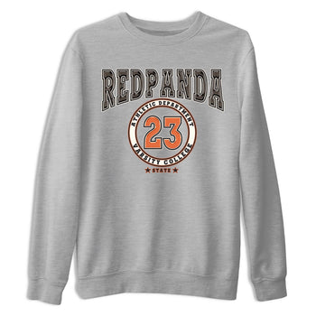 Nike Low Dunk Red Panda shirt to match jordans Varsity sneaker tees Nike Dunk Red Panda SNRT Sneaker Tees Unisex Streetwear Clothing Heather Grey 2 T-Shirt