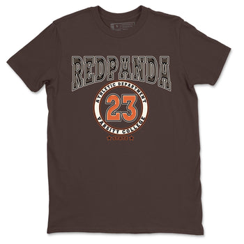 Nike Low Dunk Red Panda shirt to match jordans Varsity sneaker tees Nike Dunk Red Panda SNRT Sneaker Tees Unisex Streetwear Clothing Dark Chocolate 2 T-Shirt