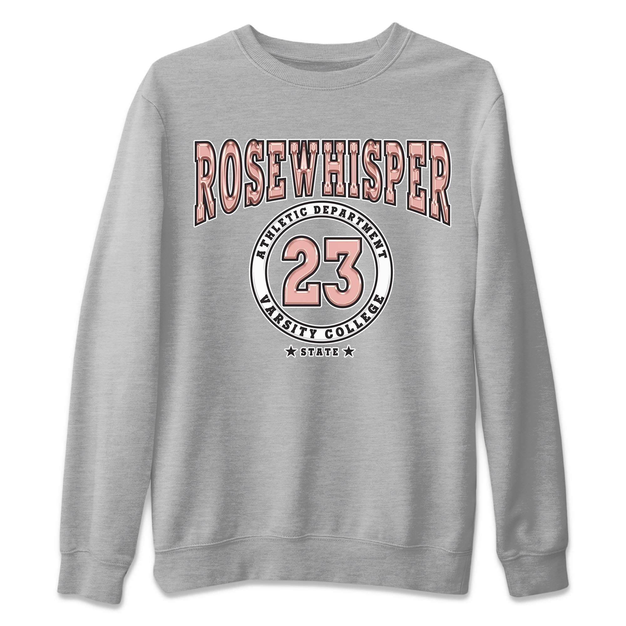 Nike Dunks Low Rose Whisper shirt to match jordans Varsity sneaker tees Nike Dunk Rose Whisper SNRT Sneaker Release Tees Unisex Heather Grey 2 T-Shirt