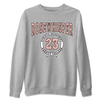 Nike Dunks Low Rose Whisper shirt to match jordans Varsity sneaker tees Nike Dunk Rose Whisper SNRT Sneaker Release Tees Unisex Heather Grey 2 T-Shirt