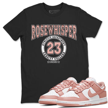 Nike Dunks Low Rose Whisper shirt to match jordans Varsity sneaker tees Nike Dunk Rose Whisper SNRT Sneaker Release Tees Unisex Black 1 T-Shirt