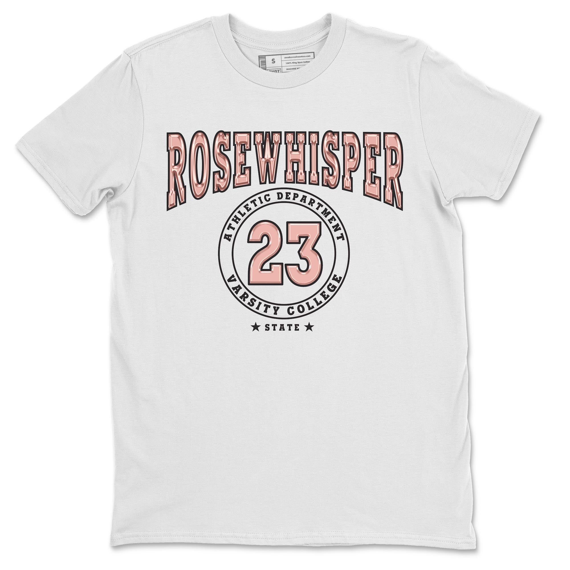 Nike Dunks Low Rose Whisper shirt to match jordans Varsity sneaker tees Nike Dunk Rose Whisper SNRT Sneaker Release Tees Unisex White 2 T-Shirt