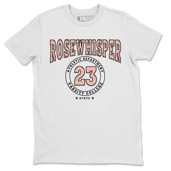 Nike Dunks Low Rose Whisper shirt to match jordans Varsity sneaker tees Nike Dunk Rose Whisper SNRT Sneaker Release Tees Unisex White 2 T-Shirt