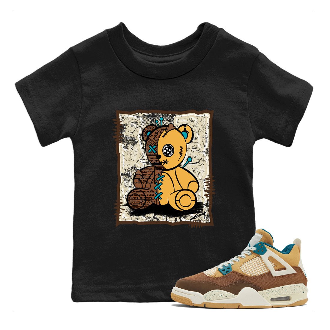 Air Jordan 4 Cacao Wow shirt to match jordans Vintage Bear sneaker tees Air Jordan 4 Cacao Wow SNRT Sneaker Release Tees Baby Toddler Black 1 T-Shirt